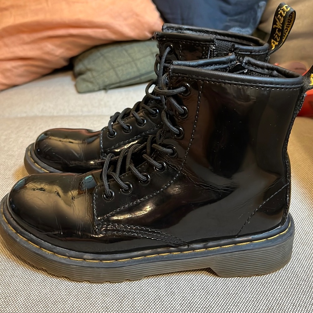 Doc Marten Shiny Black Boots